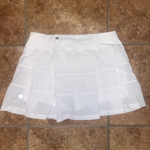 Lululemon pace rival skirt white 12”